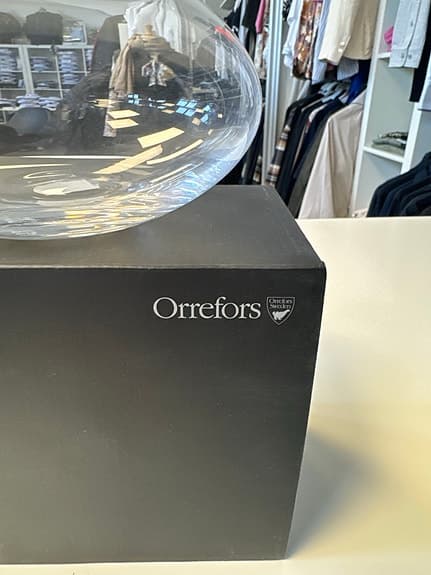 Orrefors ljusstake glas