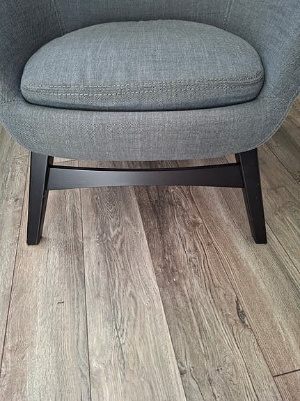 Stilren Ikea fåtölj hög rygg