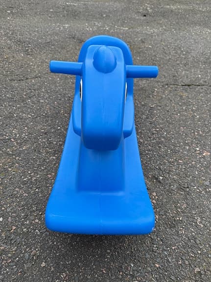 Little Tikes gungdjur blå plast