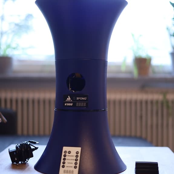 Joola ipong v300 bordtennis robot med bollnät och träningsbollar