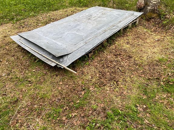 Plåtar för odlingsbäddar / rabattkanter