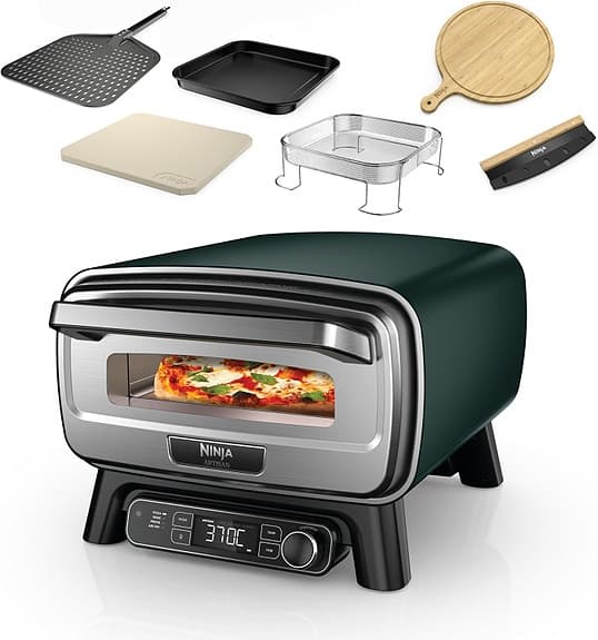 HELT NY Ninja Artisan elektrisk pizzaugn och airfryer för utomhusbruk MO201EU