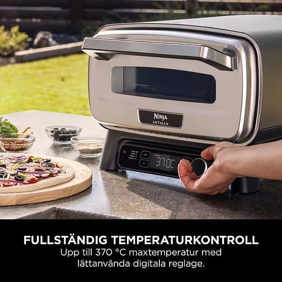 HELT NY Ninja Artisan elektrisk pizzaugn och airfryer för utomhusbruk MO201EU