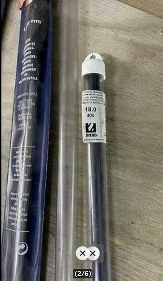 Nya Långa PROFFS Borr 400-600 mm