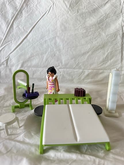 Playmobil lekset sovrum med figur plast flerfärgad