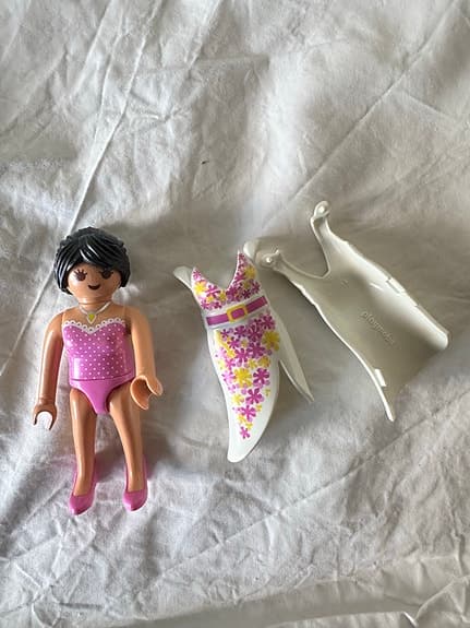Playmobil lekset sovrum med figur plast flerfärgad