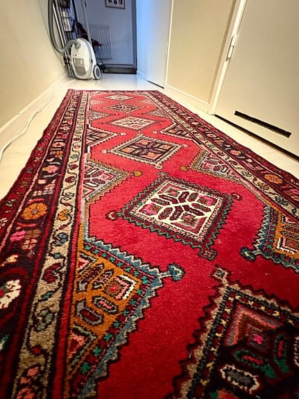Persisk gångmatta - elegant vintage (90 x 408 cm) ❤️
