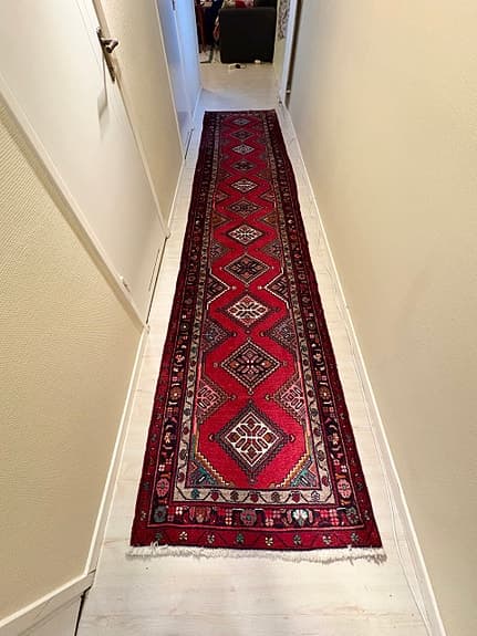 Persisk gångmatta - elegant vintage (90 x 408 cm) ❤️