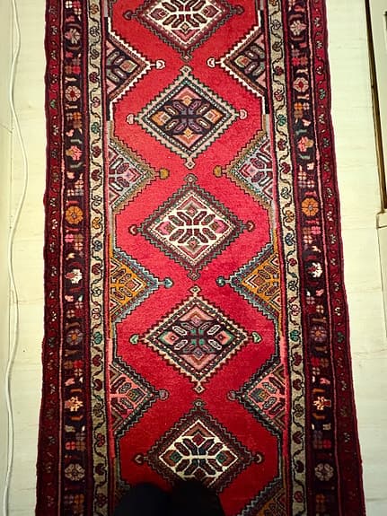 Persisk gångmatta - elegant vintage (90 x 408 cm) ❤️