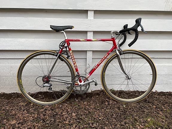 DBS landsvägscykel 24" M unisex röd