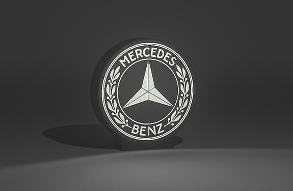 Ditt favorit bil märke som led lampa