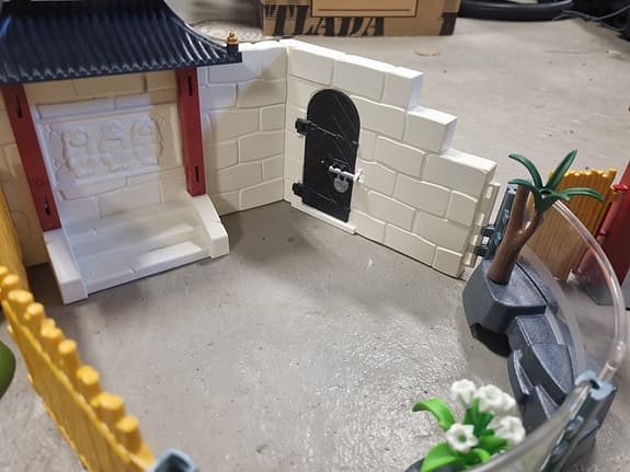 playmobile  lekset tempel och murar