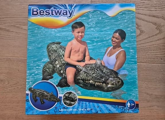 HELT NY. Badleksak, Krokodil från Bestway