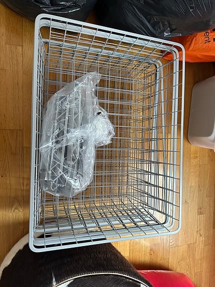 IKEA förvaringskorg i metall