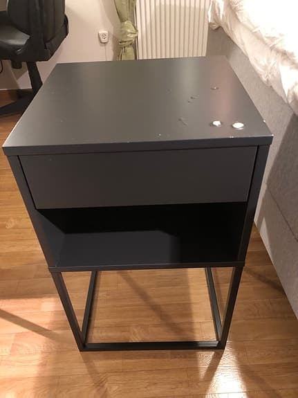 Nattygsbord/avlastningsbord