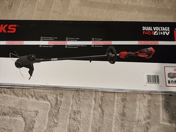 Powerworks 24V grästrimmer batteridriven