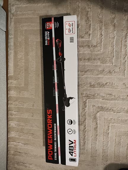 Powerworks 24V grästrimmer batteridriven