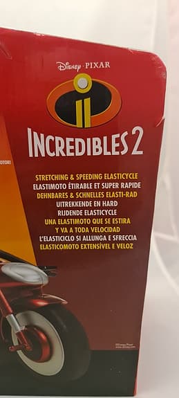 Incredibles 2 Elasticycle motorcykel med figur