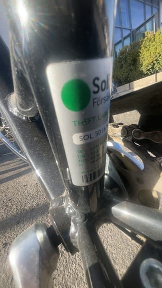 Aspenäs cykel 52 cm 28" unisex svart