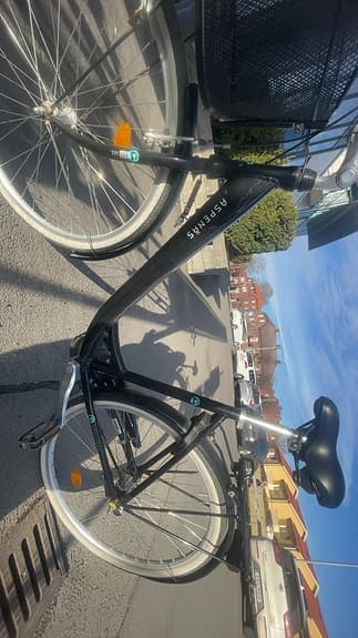 Aspenäs cykel 52 cm 28" unisex svart