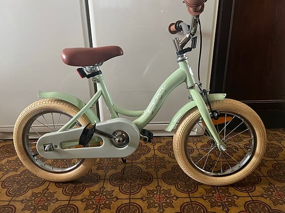 STOY  barncykel 14" grön
