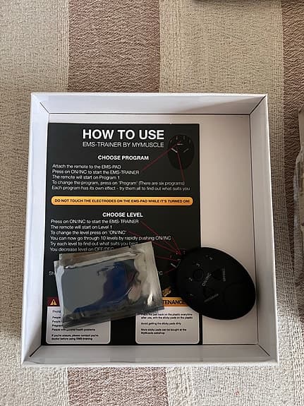 Beauty Body Smart Fitness EMS träningsbälte abs trainer träningsredskap träning