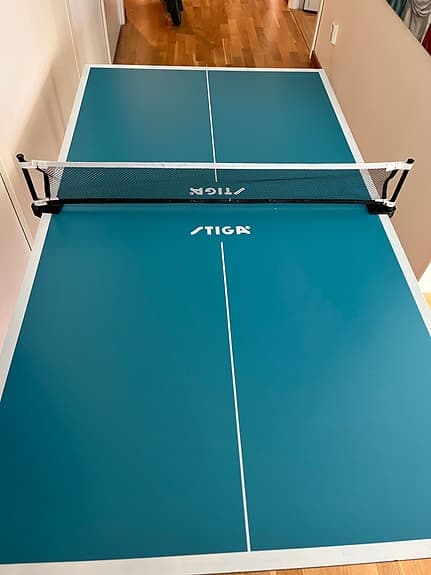 Stiga bordtennisbord hopfällbart blått