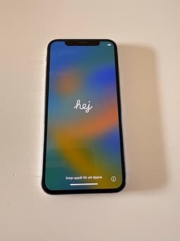 iPhone X mobiltelefon 256 GB silver