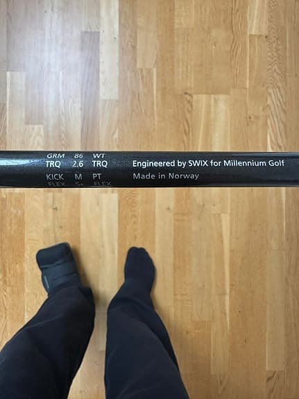 Millennium Golf FPC Tourtech C455 fairwaywood svart