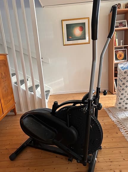 Träningsmaskin crosstrainer svart