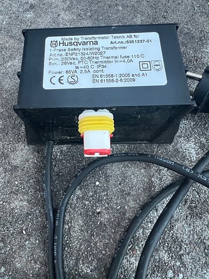 Husqvarna Transformator NQE-PSU2 robotgräsklippare svart