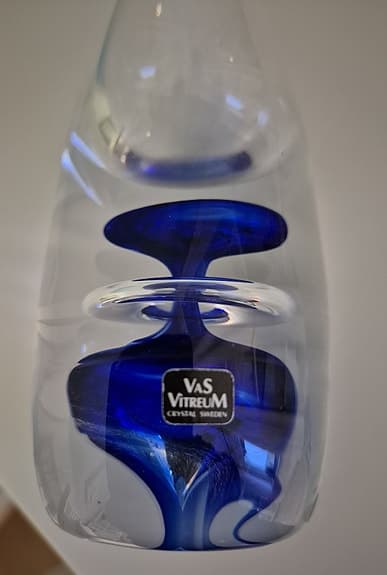 Glasvas från VitreM, Sweden