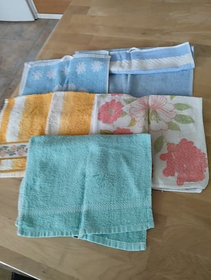 5-Pack Handdukar i olika färger