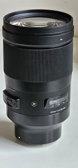 Sigma 40mm f/1.4 DG HSM Art objektiv Sony