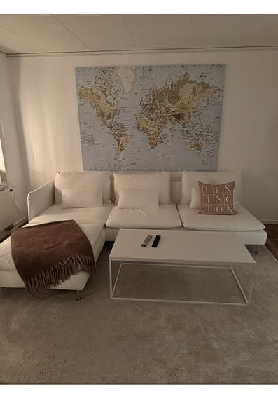 IKEA Söderhamn Soffa med fotpall, Helt ny