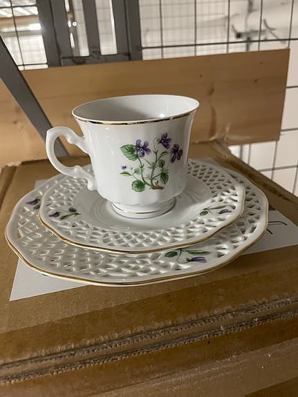 Kaffeservis Svaneholm 1530 Skogsvid