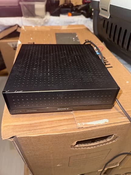 Sony hemmabiosystem med golvhögtalare och subwoofer svart