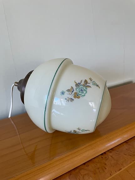 Taklampa, glas , 1920-tal, art deco, funkis, vintage