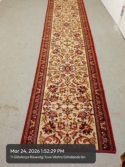 super vacker mönster orientalisk persisk ullmatta hell ren som ny