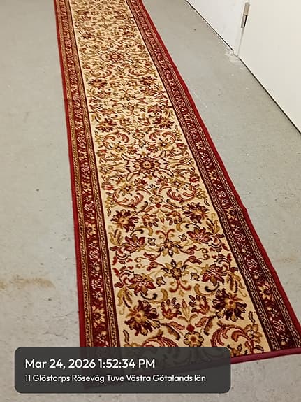 super vacker mönster orientalisk persisk ullmatta hell ren som ny