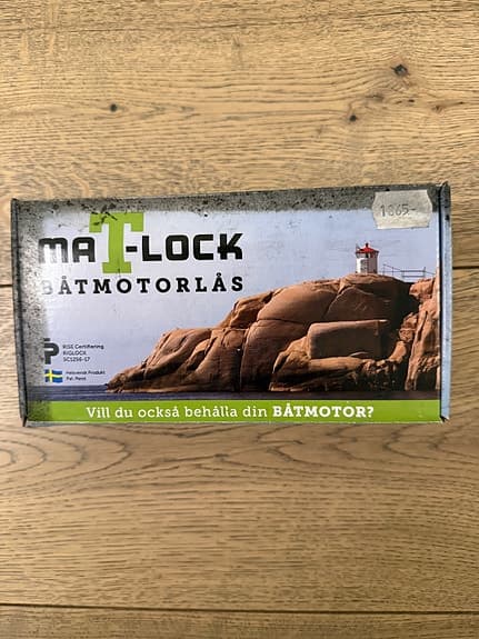 Båtmotorlås matlock klass 4