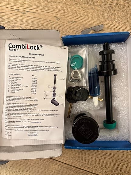 Båtmotorlås CombiLock Outboarder +50