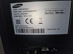 Samsung 32" TV