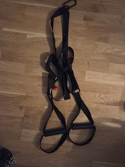 Träningsband och TRX-liknande träningsslingor set