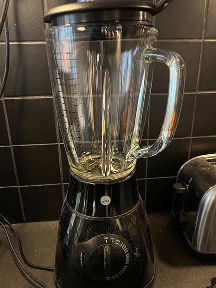 Wilfa blender glasbehållare svart