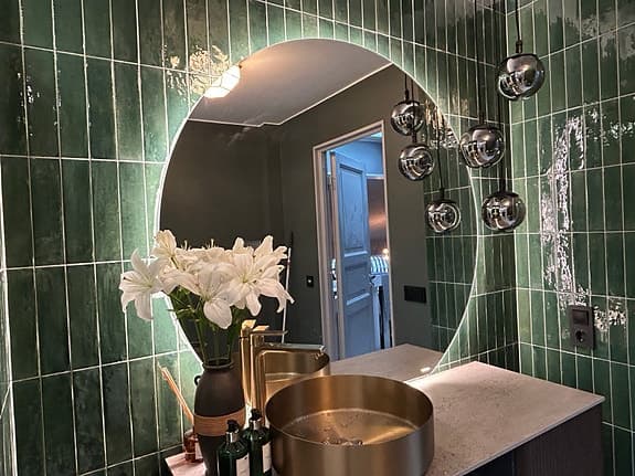 Svedbergs Valje spegel 120x120 cm rund