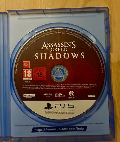 Assassin's Creed Shadows Playstation 5 spel