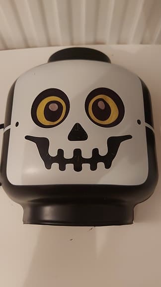 LEGO Mask Set Skelett Vampyr Barn Masker Halloween Utklädnad Original