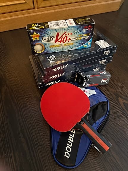 Stiga Cybershape Future bordtennisracket med tillbehör