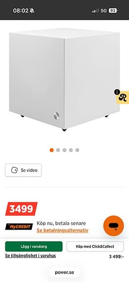 Audio Pro A38 Hi-Fi högtalarset med subwoofer